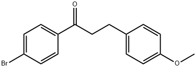 4'-BROMO-3-(4-METHOXYPHENYL)PROPIOPHENONE Structure