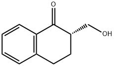 1(2H)-Naphthalenone,3,4-dihydro-2-(hydroxymethyl)-,(2S)-(9CI) 구조식 이미지