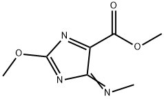 4H-Imidazole-5-carboxylicacid,2-methoxy-4-(methylimino)-,methylester(9CI) 구조식 이미지