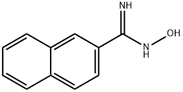 N'-HYDROXY-2-NAPHTHALENECARBOXIMIDAMIDE Structure