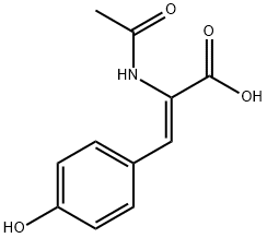 2-ACETYL-3-(4-HYDROXYLPHENYL)-ACRYLICACID Structure