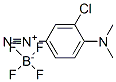 3-chloro-4-(dimethylamino)benzenediazonium tetrafluoroborate 구조식 이미지