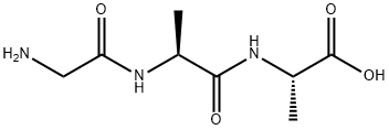 H-GLY-ALA-ALA-OH Structure