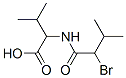 N-(2-Bromo-3-methylbutyryl)-dl-valine 구조식 이미지