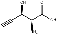 2(S),3(R)-2-Amino-3-hydroxypent-4-ynoic acid Structure