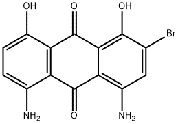 4,5-디아미노-2-브로모-1,8-디히드록시안트라퀴논 구조식 이미지