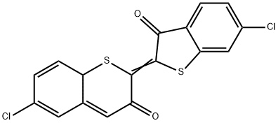 6-chloro-2-(6-chloro-3-oxobenzo[b]thien-2(3H)-ylidene)benzo[b]thiophene-3(2H)-one Structure