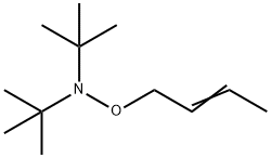 N-(2-Butenyloxy)-N-tert-butyl-2-methyl-2-propanamine 구조식 이미지