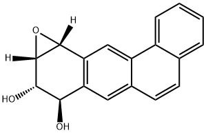 10α,11α-Epoxy-8,9,10,11-tetrahydrobenzo[a]anthracene-8β,9α-diol 구조식 이미지