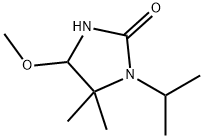 2-Imidazolidinone, 4-methoxy-5,5-dimethyl-1-(1-methylethyl)- 구조식 이미지