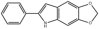 5,6-METHYLENEDIOXY-2-PHENYLINDOLE 구조식 이미지