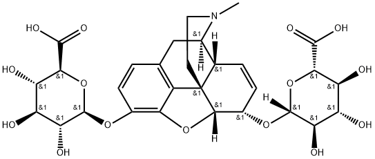 모르핀-3,6-디글루쿠로나이드사수화물,DEA일정II 구조식 이미지