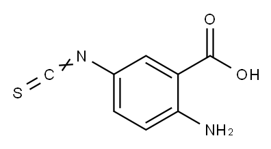 Benzoic acid, 2-amino-5-isothiocyanato- (9CI) 구조식 이미지