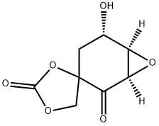 Spiro[1,3-dioxolane-4,3-[7]oxabicyclo[4.1.0]heptane]-2,2-dione, 5-hydroxy-, (1R,5S,6R)- (9CI) 구조식 이미지