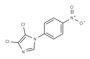 4,5-DICHLORO-1-(4-NITROPHENYL)IMIDAZOLE Structure