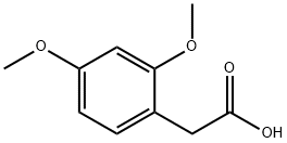 2,4-Dimethoxyphenylacetic acid 구조식 이미지