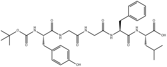 BOC-LEU-ENKEPHALIN Structure