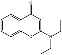 4H-1-Benzopyran-4-one, 2-(diethylamino)- Structure