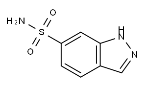 1H-Indazole-6-sulfonamide(7CI,8CI) Structure