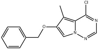 6-Benzyloxy-4-chloro-5-methylpyrrolo[2,1-f][1,2,4]triazine Structure