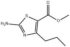 5-Thiazolecarboxylicacid,2-amino-4-propyl-,methylester(9CI) Structure
