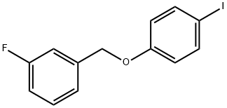 1-((4-iodophenoxy)methyl)-3-fluorobenzene 구조식 이미지