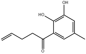 4-Penten-1-one, 1-(2,3-dihydroxy-5-methylphenyl)- (9CI) 구조식 이미지