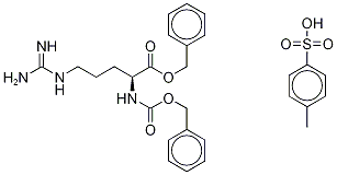 Nα-카보벤질옥시-L-아르기닌벤질에스테르p-톨루엔설포네이트 구조식 이미지