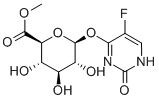 methyl 1-(5-fluoro-1H-2-oxopyrimidin-4-yl)-beta-D- glucopyranuronate Structure