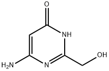 4(1H)-Pyrimidinone, 6-amino-2-(hydroxymethyl)- (9CI) Structure
