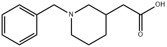 2-(1-Benzyl-3-piperidinyl)acetic acid Structure