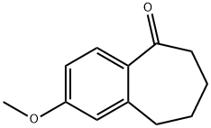 2-Methoxy-6,7,8,9-tetrahydrobenzocyclohepten-5-one 구조식 이미지