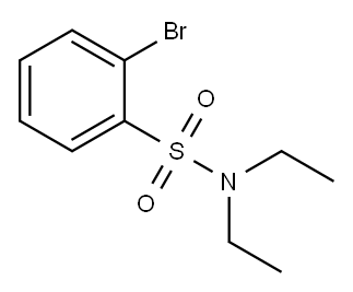 2-Bromo-N,N-diethylbenzenesulphonamide Structure