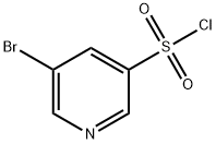 5-BROMOPYRIDINE-3-SULFONYL CHLORIDE 구조식 이미지