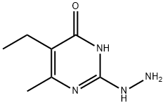 5-Ethyl-2-hydrazino-6-methylpyrimidin-4(3H)-one 구조식 이미지