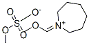 hexahydro-1-(methoxymethylene)-1H-azepinium methyl sulphate 구조식 이미지