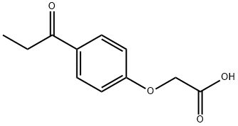 (4-PROPIONYL-PHENOXY)-ACETIC ACID Structure