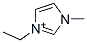 1-methyl-3-ethylimidazolium Structure