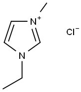 1-Ethyl-3-methylimidazolium chloride 구조식 이미지