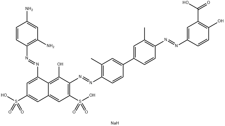 6505-12-0 trisodium 5-[[4'-[[8-[(2,4-diaminophenyl)azo]-1-hydroxy-3,6-disulphonato-2-naphthyl]azo]-3,3'-dimethyl[1,1'-biphenyl]-4-yl]azo]salicylate