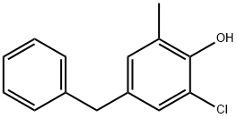 4-benzyl-6-chloro-o-cresol Structure