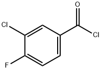 3-Chloro-4-fluorobenzoyl chloride Structure