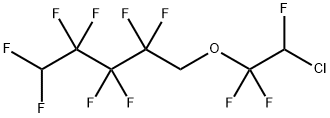 1,1,2-트리플루오로-2-클로로에틸-2,2,3,3,4,4,5,5-옥타플루오로펜틸에테르 구조식 이미지
