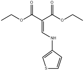 DIETHYL 2-[(3-THIENYLAMINO)METHYLIDENE!MALONATE, 97+% Structure