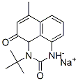 3-(tert-butyl)-6-methylpyrimidine-2,4(1H,3H)-dione, sodium salt Structure