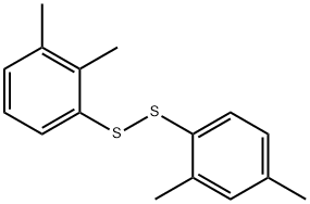 2,3-xylyl 2,4-xylyl disulphide  Structure