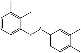 2,3-xylyl 3,4-xylyl disulphide  Structure