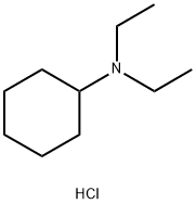 cyclohexyldiethylammonium chloride Structure