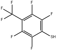 4-트리플루오로메틸-2,3,5,6-테트라플루오로티오페놀 구조식 이미지