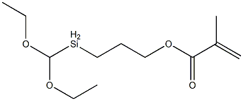 3-(Diethoxymethylsilyl)propyl methacrylate Structure